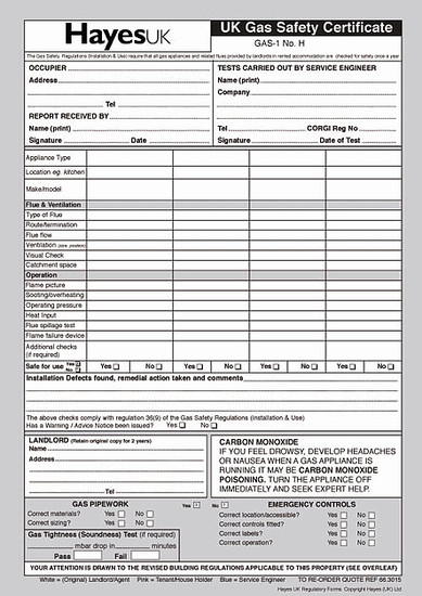 Gas Safety Certificate